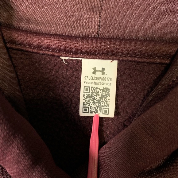 Under Armour maroon hoodie - Picture 9 of 9
